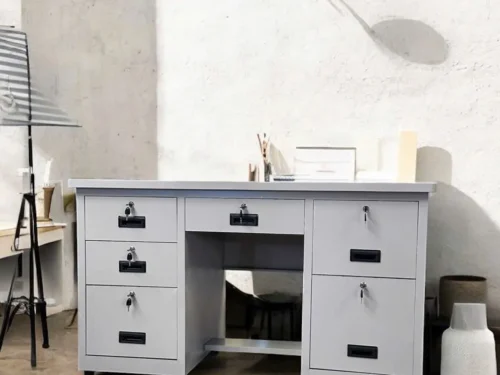 Bàn làm việc sắt 1