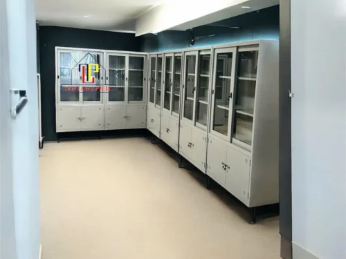 Tủ hồ sơ 4 cánh kính lùa trên