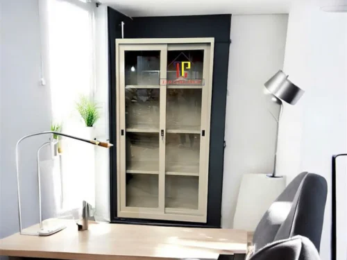 Tủ hồ sơ 2 cánh kính lùa