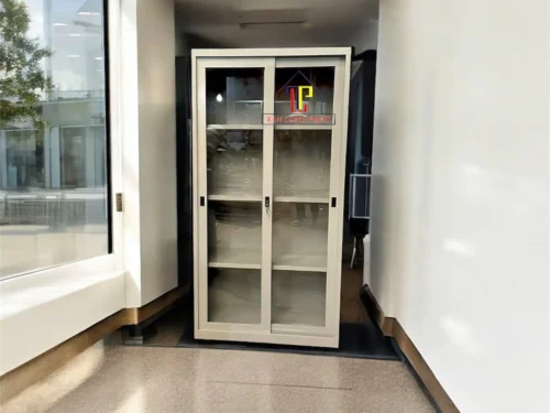 Tủ hồ sơ 2 cánh kính lùa