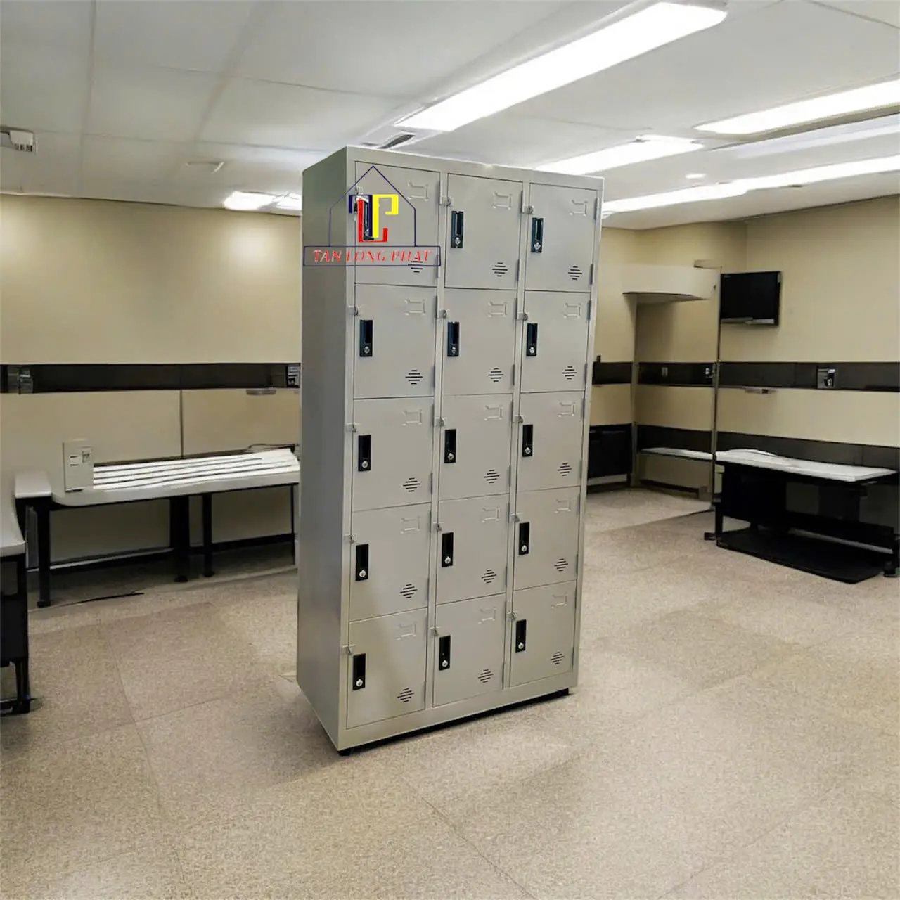 Tủ sắt locker 15 ngăn
