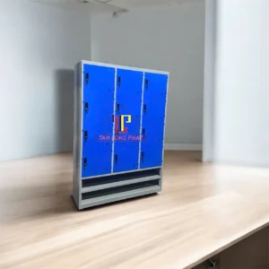 Tủ trường học 12 ngăn 2 khay để dép