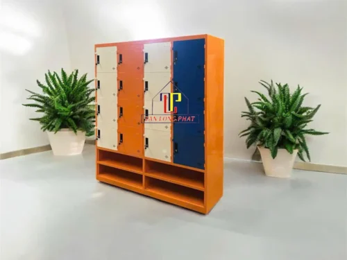 Tủ trường học 16 ngăn 4 ô để dép