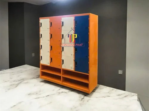 Tủ trường học 16 ngăn 4 ô để dép