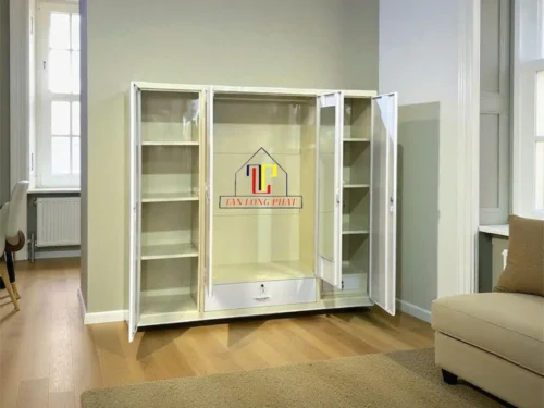 Tủ áo 4 cánh 1 hộc giữa